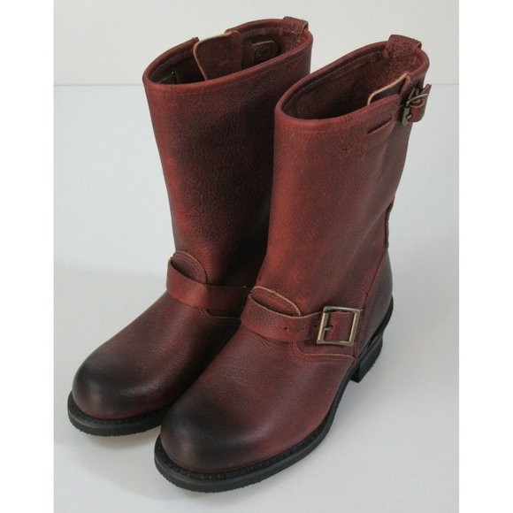 Made in USA Maxitred Oil Resitant Boots Brown Distressed Size 7M - Picture 1 of 12